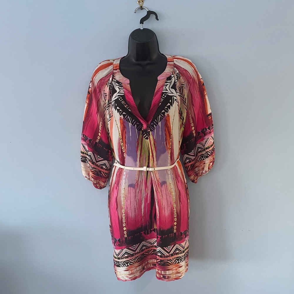 Silky neon electric dress (free shipping)